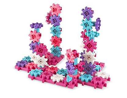 Learning Resources Gears Deluxe Building Set, Pink - style: 100 Piece Set - Pink