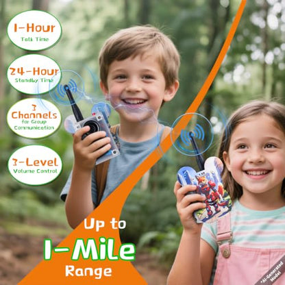 eUda+ STEM Walkie-Talkies Kit for 8-13-15-17+ Boys & Girls Stem Kits for Kids Age 8-10-12-14-16-18+ Science Experiments for Kids 9-12 DIY Kits for Kids Teenage Girl Gifts (Assembly Version, BTC) - size: Assembly Version, Bear-Transparent Clear (BTC)