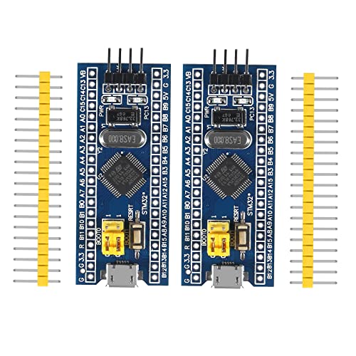 2PCS STM32F103C6T6 ARM STM32 Minimum System Development Learning Board Module - size: 2PCS