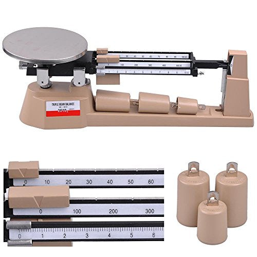 Triple Beam Mechanical Balance Scale, Triple Beam Scale, 2610g 0.1g for Lab Analytical School MB2610
