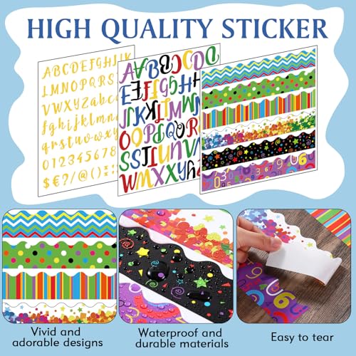 Dispowreath 96 Pcs Science Fair Board Supplies,Geometric Style - style: Geometric Style