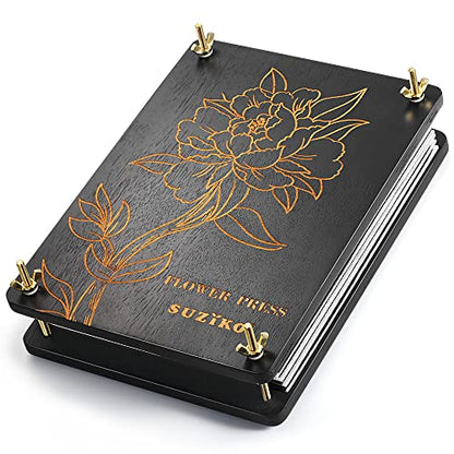 Suziko Flower Press Kit - Extra Big Size, 6-Layer, DIY Wedding Bouquet Preservation, Adults & Kids, Vintage Style, Non-Foldable
