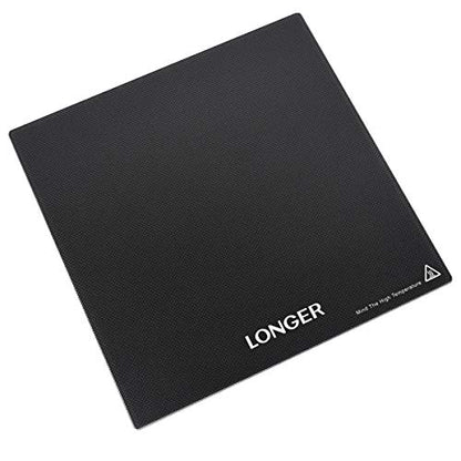 LONGER lk4pro lk4 Glass Bed Upgraded ，Thickness 4mm 235x235mm Flatness Below 0.2mm Four Corners Rounded R5mm Lattice Glass ，High Hardness Durable Glass Platform for 3D Printer - size: MH-X9NO-RUJ8