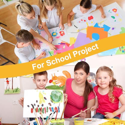 11"x14" White Poster Board, 50 Pack Poster Paper Bulk, 250GSM Heavyweight - color: White, size: 11x14 inch
