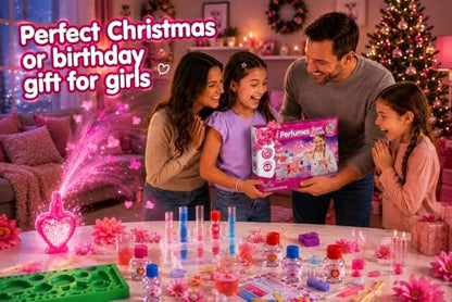 Science4you Super Perfume Making Kit for Kids 8+ Years Old - Make Your Own Perfumes for Girls + 13 DIY Crafts for Kids, Toys, Games and Gifts for Girls Age 8 9 10 11 12+ - style: Perfume Factory