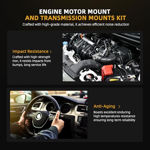 Engine Motor Mount Transmission Bracket Kits for Mitsubishi Mirage - style: for Mirage 1.2L 2014-2022