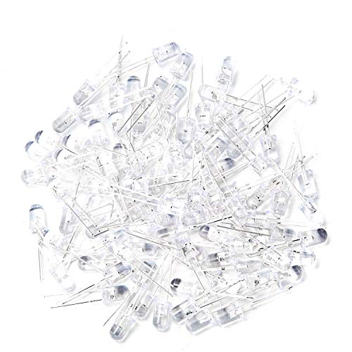 CHANZON 100 pcs 5mm RGB Multicolor Fast Blinking Dynamics LED Diode Lights - color: L) Fast Flash, size: 5mm Round Top
