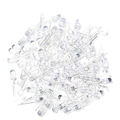 CHANZON 100 pcs 5mm RGB Multicolor Fast Blinking Dynamics LED Diode Lights - color: L) Fast Flash, size: 5mm Round Top