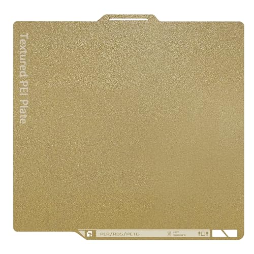 P2S Textured Build Plate with QR Code for P2S/X2D/P1S/P1P/A1/X1C - color: Gold-QR