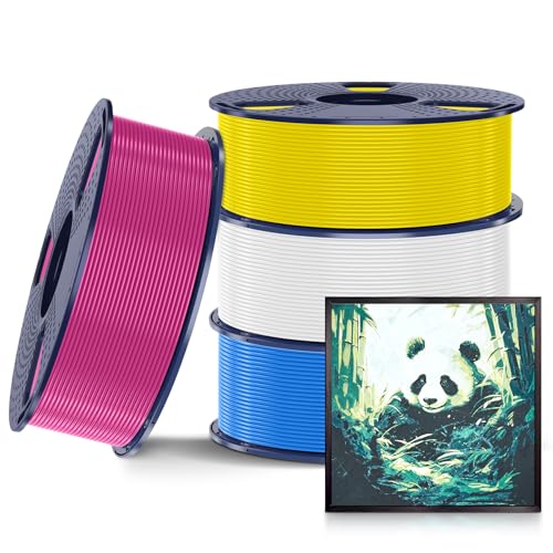 SUNLU PLA 3D Printer Filament, CMYK Filament Lithophane, 4KG - color: Cmyk (White+cyan+magenta+yellow), size: 4 kg