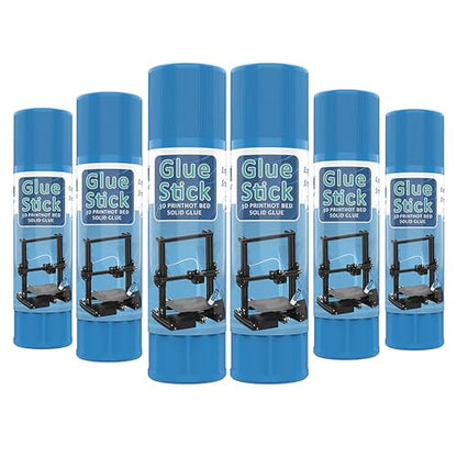 3D Printer Glue Stick – PVP Solid Glue for Heat Bed, Prevents Warping, Easy Release & Washable, Compatible with PLA,ABS,HIPS,PET,ASA Filaments, and Various Build Plates (Blue) - color: Blue