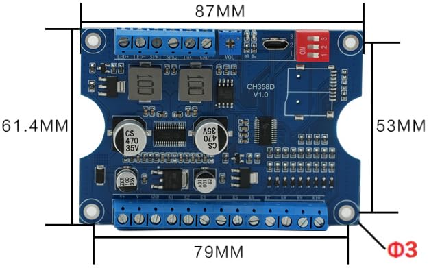 Voice Playback Module, 80W Low Lever Trigger 8MB DC 9-24V CH358D Voice Board, Support USB Download, MP3 Hardware Decoding,10-Way Button One-to-One, 8 Combined Playback Chips for Industry Broadcast. - size: JR-CH358D-Voice Playback Board