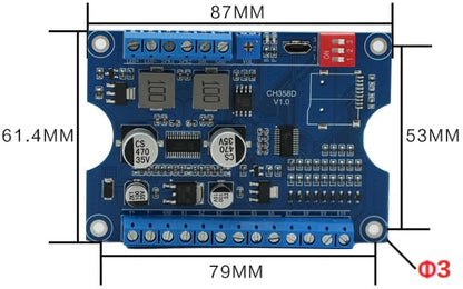 Voice Playback Module, 80W Low Lever Trigger 8MB DC 9-24V CH358D Voice Board, Support USB Download, MP3 Hardware Decoding,10-Way Button One-to-One, 8 Combined Playback Chips for Industry Broadcast. - size: JR-CH358D-Voice Playback Board