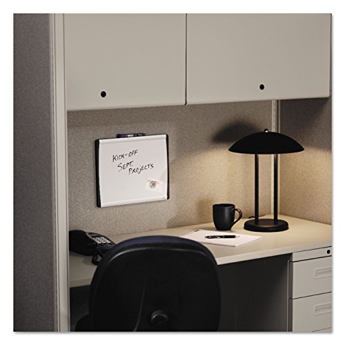 Quartet Dry Erase Board, Magnetic, 14" x 11", Whiteboard, Cubicle, Arc, Aluminum Frame (ARC1411) - size: 11"W x 14"H, style: Dry Erase