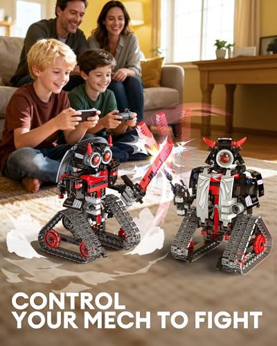 Opmind 5-in-1 STEM RC Robot Building Kit - 443PCS, Gift for Boys Ages 8-13