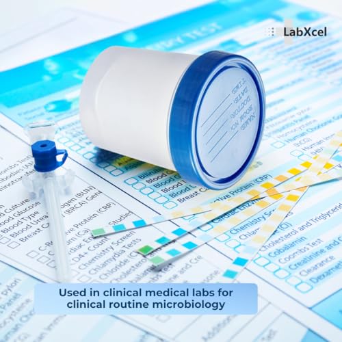 Polypropylene Clear Specimen Containers with Cap – Sample Collection Jar for Testing, Leak Resistant Screw Cap, 100ml-120ml, Non Sterile – 4.5oz Bulk Pack, 10 Count