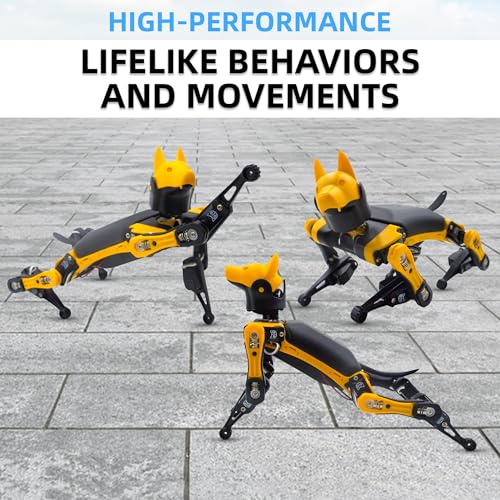 Petoi Programmable Robot Dog Bittle X V2(Pre-Assembled) - Robotics Kit, Hands-On Physical AI - Portable Open Source Voice Controlled Quadruped, STEM Classroom & Education - Lite Servos