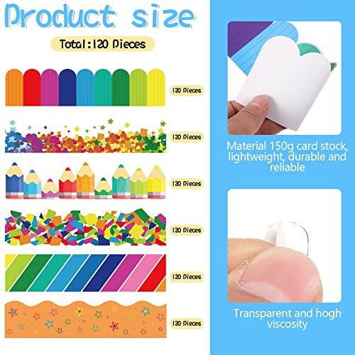 Containlol 118ft Bulletin Board Border Classroom Border, Lively Crumbs - style: Lively Crumbs
