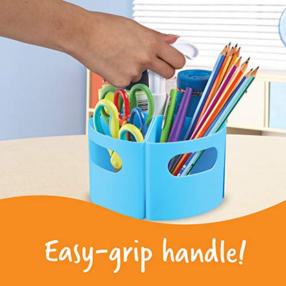 Learning Resources Create-a-Space Storage Mini Center, Blue - style: Blue