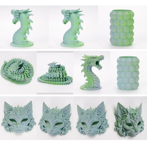 iSANMATE Matte Tri Color PLA Filament Light Purple Sky Blue Grass Green - color: Light Purple Sky Blue Grass Green