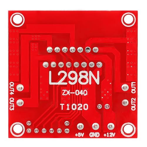 L298N Motor Driver Controller Board - DC Dual H-Bridge Stepper Motor Controller Module for Arduino Smart Car Power UNO MEGA R3 Mega2560 with 4pcs