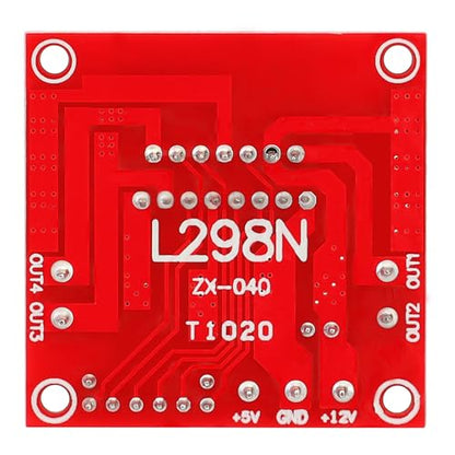 L298N Motor Driver Controller Board - DC Dual H-Bridge Stepper Motor Controller Module for Arduino Smart Car Power UNO MEGA R3 Mega2560 with 4pcs