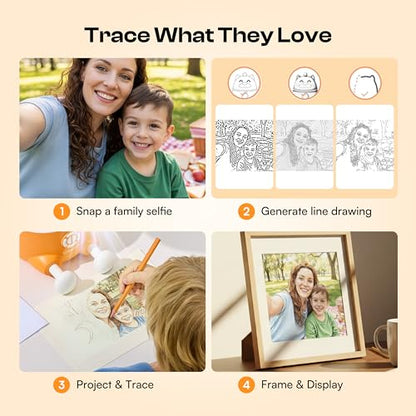 Caydo T3 Smart Drawing Projector Kit, for Kids Ages 5+ - color: T3 Drawing Projector Kit
