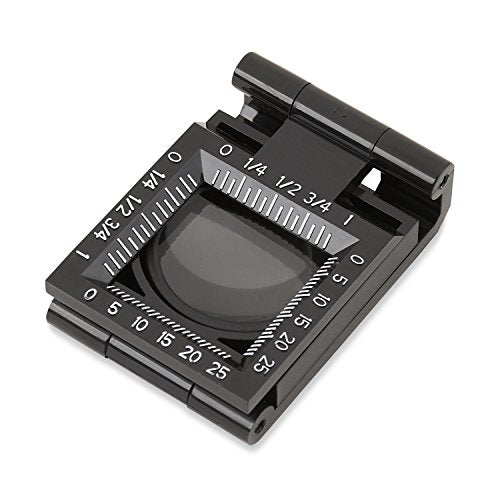 Carson LinenTest 5x30mm Folding Loupe Magnifier , Black - style: Plastic Folding Loupe