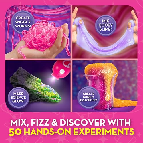 Barbie Chemistry Science Kit with 50 Experiments for Kids Ages 8-12