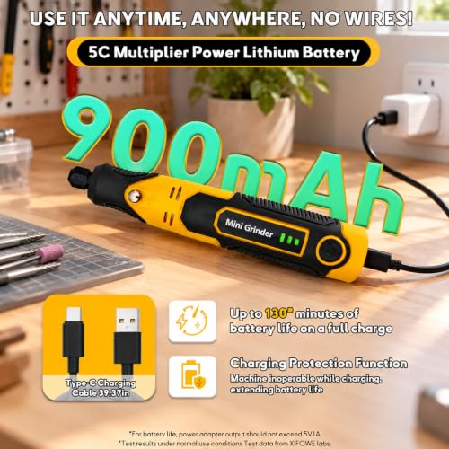 Resin Drill 3D Printed Resin Cured Sanding and Polishing Tool Kit - size: 3.6V