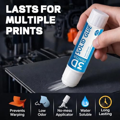 3D Printer Glue Stick 3D Printer Bed Adhesive Solid Glue Sticks 6Pcs - style: 3D Printer Solid Glue 36g x 6