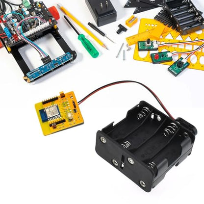 SDTC Tech 2/4/6/8 x 1.5V AA Battery Holder with Snap Connector Kit - size: 2 4 6 8 Slot Kit