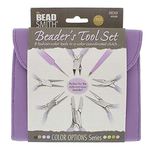 The Beadsmith Fashion Color Pliers, Jewelry Making Supply Set of 8 - color: Purple