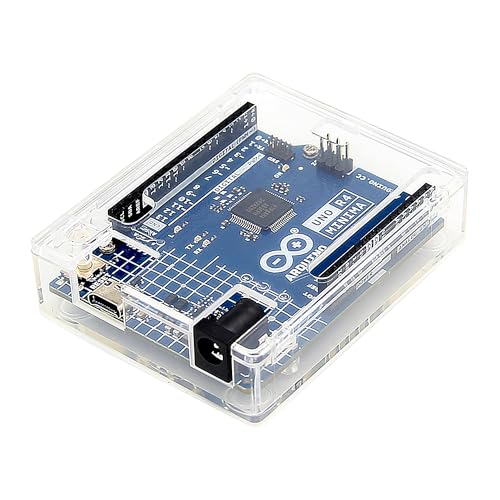 Geekworm UNO R3 Case | Protective Enclosure ABS Computer Box for Arduino UNO R3/UNO WiFi UNO REV3- Transparent