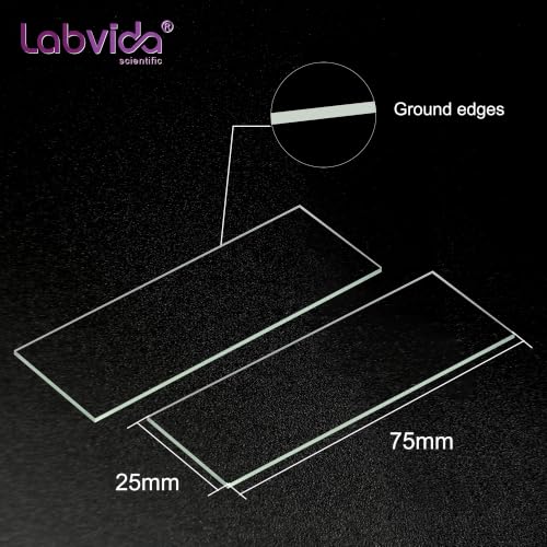 500pcs Blank Microscope Slides, Dim.75x25x1mm, LVQ005C - color: LVQ005C
