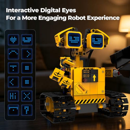 Remote Control Robot Building Kit STEM Gift for Boys Ages 8-14