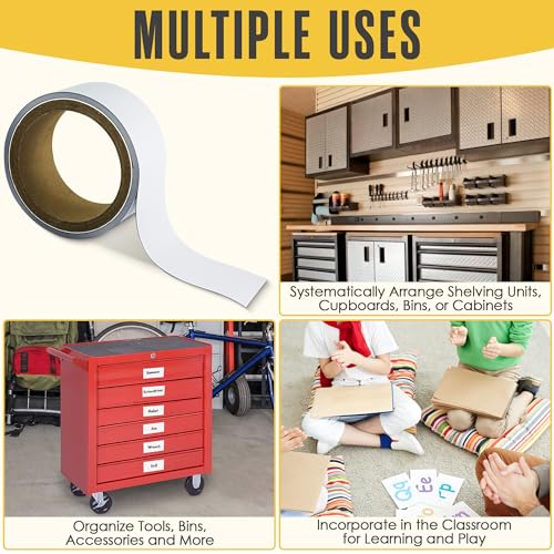Magnetic Strip, Magnetic Tape, Magnet Tape, Blank Roll, 2 in x 10 Ft - size: 2 In x 10 Ft