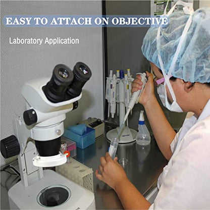 TreochtFUN Microscope Light 144 Led Ring Illuminator Beads 90V-240V - color: White
