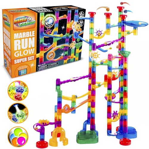 Marble Genius Space Theme Marble Run, 200 Pieces, STEM Toy