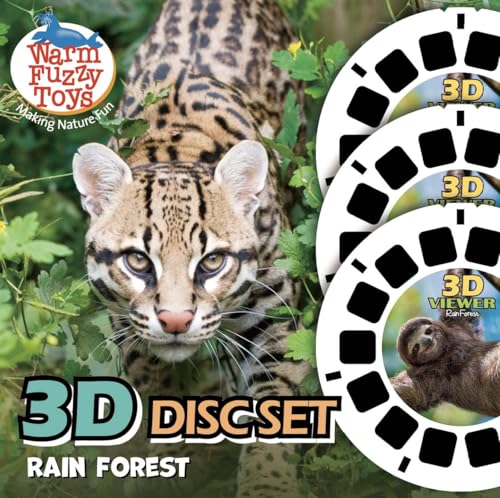 WARM FUZZY Viewfinder Reels Rainforest Animals | 3 Reels - color: Rainforest Animals