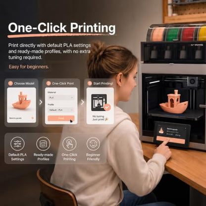 YXPOLYER PLA Plus 3D Printer Filament Food Grade PLA+ Pastel Orange 1kg - color: Light Orange