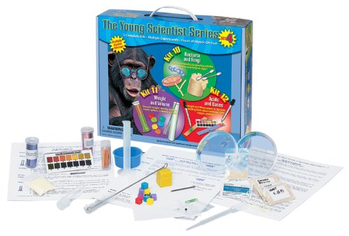 Young Scientist Series - Set 4: Bacteria and Fungi (Kit 10) - Weight and Volume (Kit 11) - Acids and Bases (Kit 12) - style: Set 4