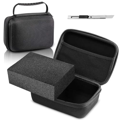 Relaxweex Hard Case with Foam, 11 X 7.8 X 4.3 Inch, Black - color: Black, size: 11 x 7.8 x 4.3 inch
