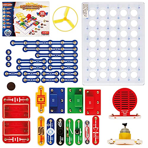 Science Kidz Electronics Kit - 188 Science Experiments Set for Kids