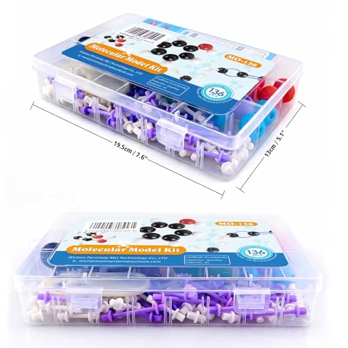 Chemistry Molecular Model Kit (136 Pcs) for Student and Teacher - color: 136pcs Kit