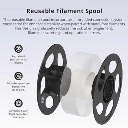 ANYCUBIC PLA Plus (PLA+), 3D Printer Filament 1.75mm Bundle, High Toughness, Dimensional Accuracy +/- 0.02mm, Print with Most FDM 3D Printers, 4 Pack 1KG Reusable Spool, Black, White, Blue, Red - color: 4kg Pla+ Black, White, Blue, Red