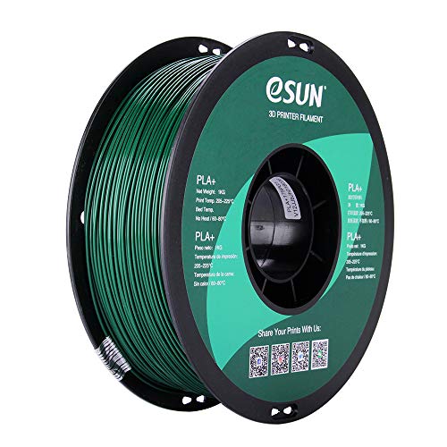 eSUN PLA PRO (PLA+) 3D Printer Filament, Dimensional Accuracy +/- 0.03mm, 1kg Spool, 1.75mm, Pine Green, Pantone 343C - color: Pine Green