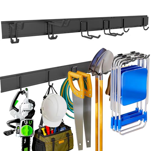 Ultrawall Garden Tool Organizer, 48 Inch Garage Tool Organizer Wall Mount