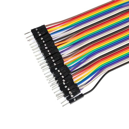 Breadboard Jumper Wires Kit Include 400 Tie Points Breadboards Male-Male 10CM 40Pin Jumper Wire - color: 400TieBreadboard-JpWire40Pin