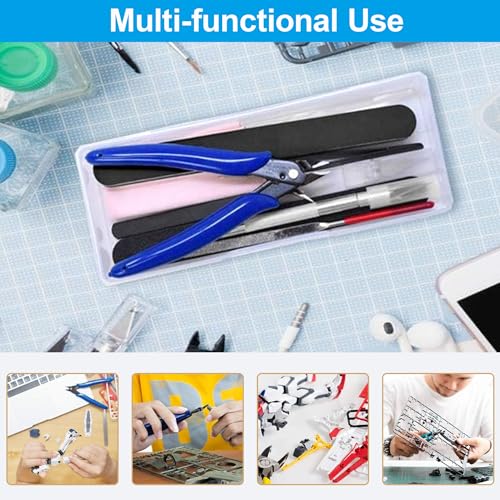 Micro Wire Cutters Precision Flush Cutter Pliers for Jewelry Making Electronics Craft 5 Inch Mini Side Cutting Nippers for Zip Ties Plastic Models and Hobby Projects 2PCS Dark Blue